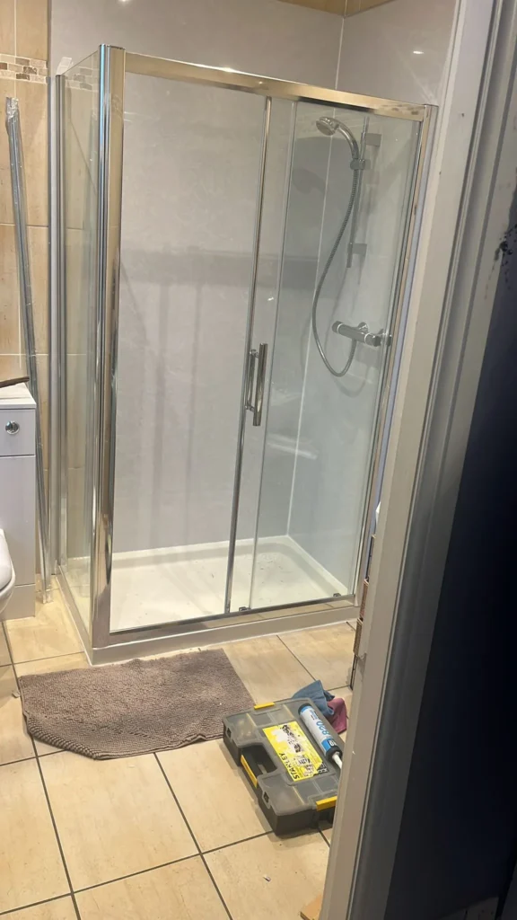 Shower enclosure installed in Anderston Glasgow home