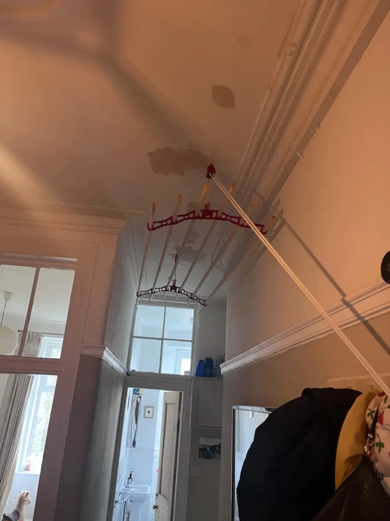 celing airer Installed in the hallway of a Glasgow home